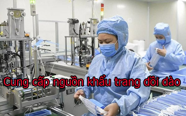 cung cap si le khau trang