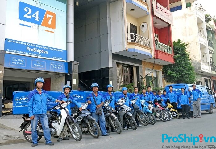 Dịch vụ giao hàng bằng xe máy tại TPHCM của Proship