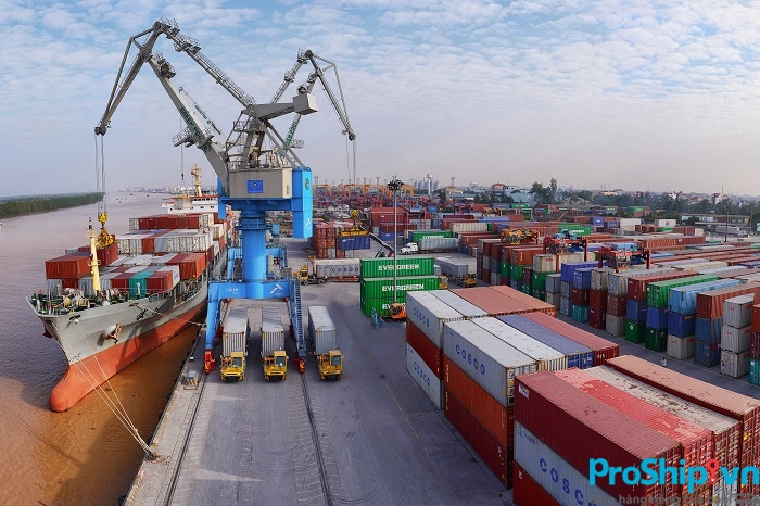 Quy trình vận chuyển hàng hóa tại cảng đi toàn quốc của Proship