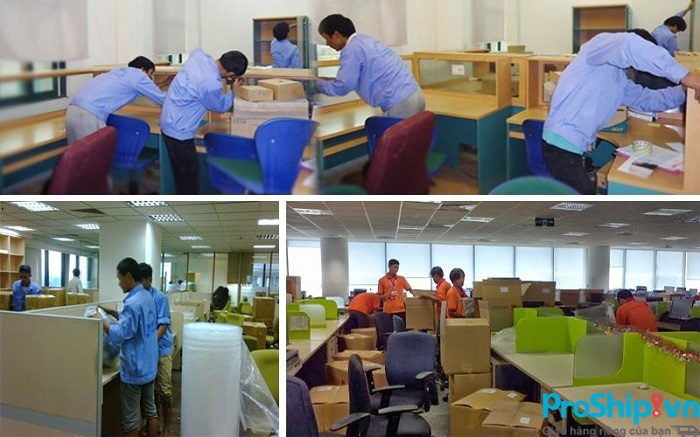 Proship nhận vận chuyển văn phòng trọn gói giá rẻ