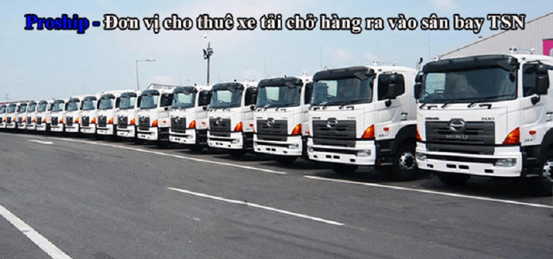 Dịch vụ cho thuê xe tải chở hàng ra vào sân bay TSN