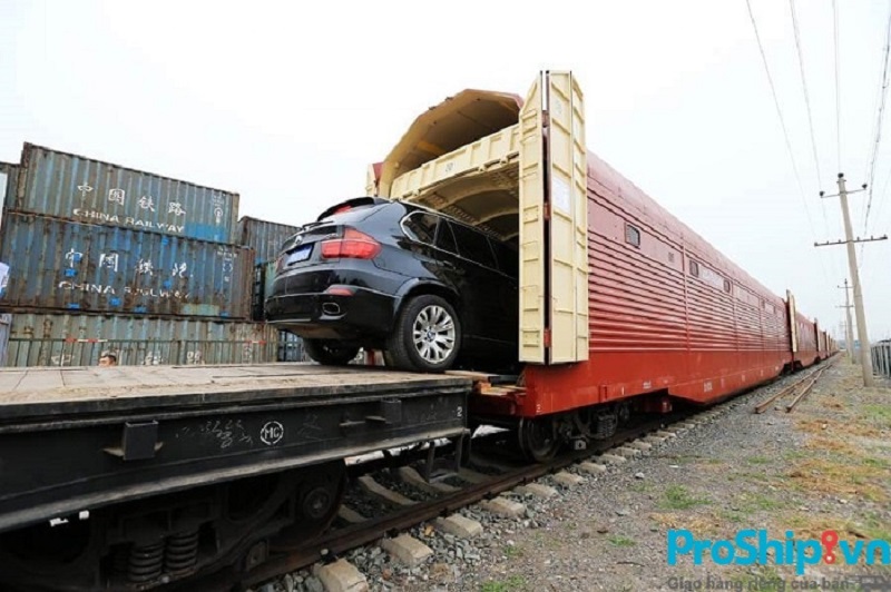 Dịch vụ vận chuyển gửi xe ô tô bằng tàu hỏa