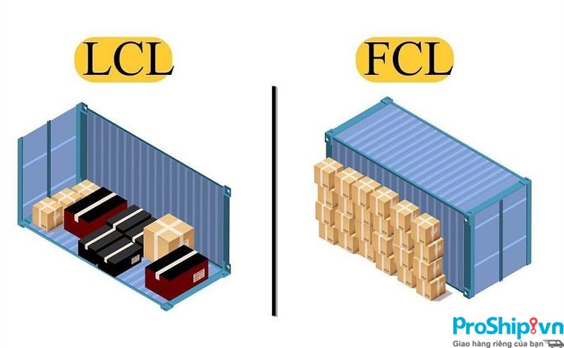 Hàng LCL và FCL là gì? Đánh giá mức độ khác nhau của hàng CLC và FCL