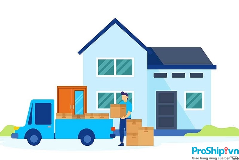Proship nhận chuyển nhà từ TPHCM đi 62 tỉnh thành bằng Container và đường sắt