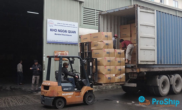 Dịch vụ vận chuyển Container đường bộ Bắc Nam của Proship