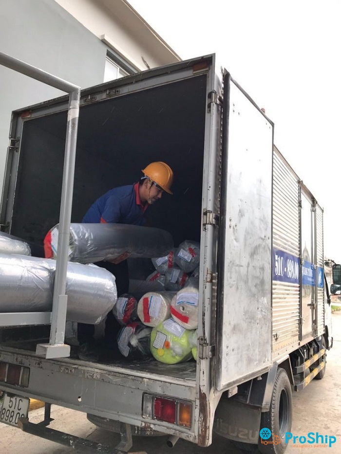 Dịch vụ vận chuyển vải cuộn số lượng lớn bằng container toàn quốc