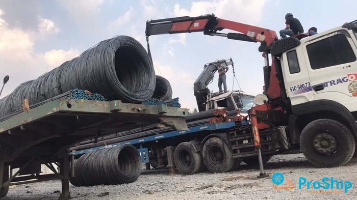 Proship nhận chuyển thanh nhôm, inox, sắt thép uy tín, giá rẻ và an toàn