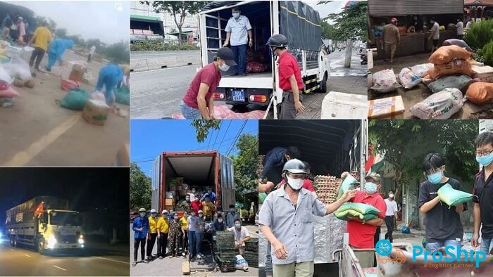 Proship nhận vận chuyển thực phẩm tươi, rau củ vào Đồng Nai, Bình Dương uy tín